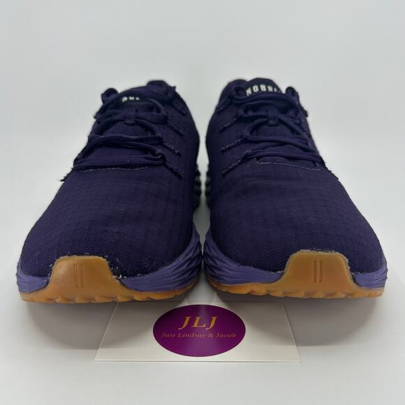 NOBULL Men\'s Allday Ripstop Runner Plum Athletic Training Sneakers Size 9.5
